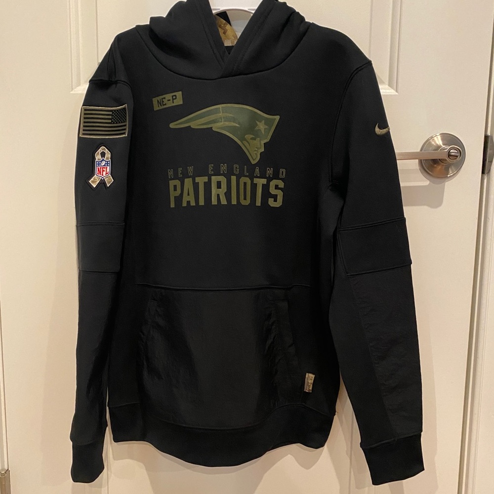 New England Patriots Nike Youth Boys 2020 Salute to Service Hoody Sweatshirt